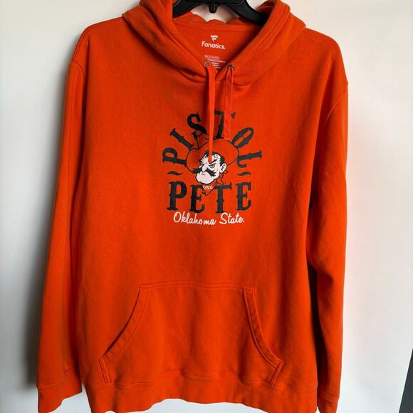 PISTOL PETE - OSU  3XL MENS ORANGE HOODIE - OKLAHOMA STATE UNIVERSiTY. - Picture 3 of 7